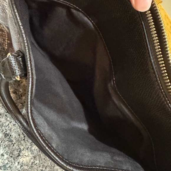 Authentic Coach 35888 patient leather snake skin-like shoulder Bag - Picture 8 of 12